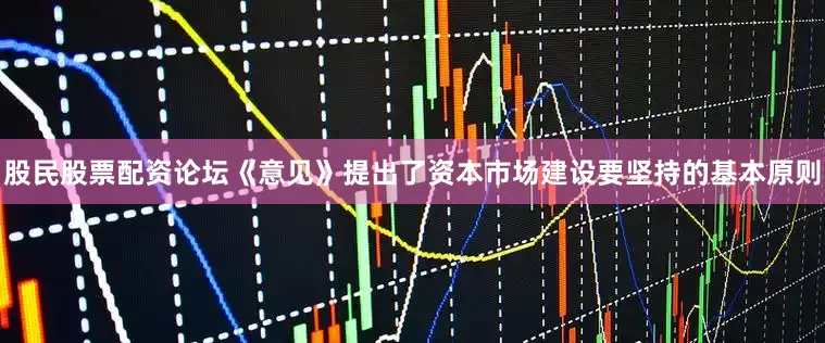 股民股票配资论坛《意见》提出了资本市场建设要坚持的基本原则