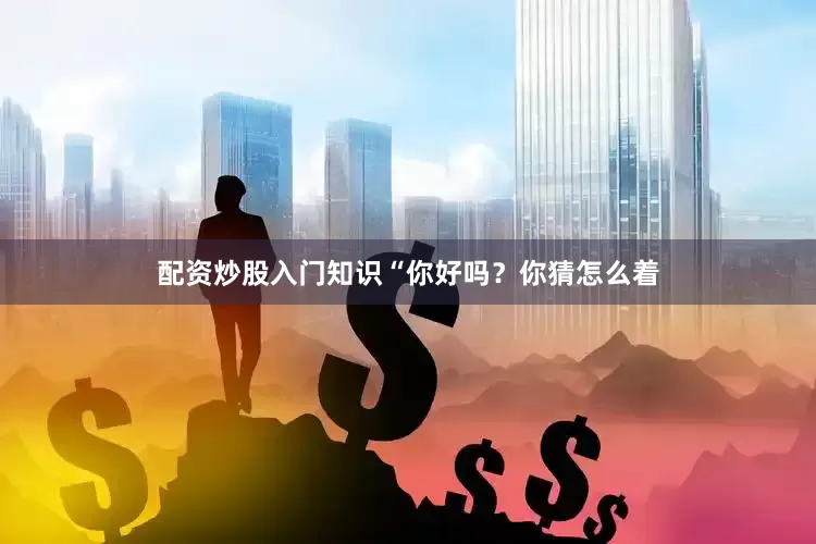 配资炒股入门知识“你好吗？你猜怎么着